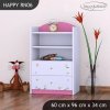 Regál Happy RN06 - medvídek s kyticí (Barva bílá)