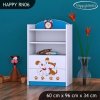 Regál Happy RN06 - pejsek a kočička (Barva bílá)