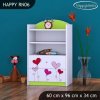 Regál Happy RN06 - srdíčka (Barva bílá)