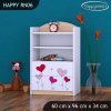 Regál Happy RN06 - srdíčka (Barva bílá)