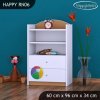 Regál Happy RN06 - slon s balónkem (Barva bílá)