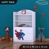 Regál Happy RN06 - superman (Barva bílá)