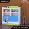 Regál Happy RN11 - bořek stavitel (Barva bílá)