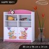 Regál Happy RN11 - medvídci s balónky (Barva bílá)