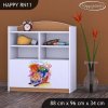 Regál Happy RN11 - hrající lokomotiva (Barva bílá)