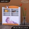 Regál Happy RN11 - jednorožec (Barva bílá)