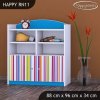 Regál Happy RN11 - barevné pásky (Barva bílá)