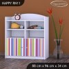 Regál Happy RN11 - barevné pásky (Barva bílá)