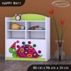 Regál Happy RN11 - barevný želvík (Barva bílá)