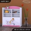 Regál Happy RN11 - princ na bílém koni (Barva bílá)