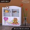 Regál Happy RN11 - pejsek a srdce (Barva bílá)