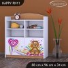 Regál Happy RN11 - pejsek a srdce (Barva bílá)