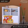 Regál Happy RN11 - lokomotiva (Barva bílá)