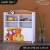 Regál Happy RN11 - lokomotiva (Barva bílá)