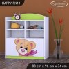 Regál Happy RN11 - medvídek s mašlí (Barva bílá)