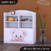 Regál Happy RN11 - medvídek se srdcem (Barva bílá)