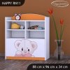 Regál Happy RN11 - medvídek se srdcem (Barva bílá)
