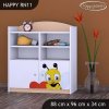 Regál Happy RN11 - včelka se srdcem (Barva bílá)