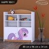 Regál Happy RN11 - růžový pony (Barva bílá)