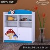 Regál Happy RN11 - růžový hříbeček (Barva bílá)