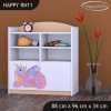Regál Happy RN11 - růžový dráček (Barva bílá)