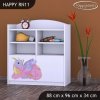 Regál Happy RN11 - růžový dráček (Barva bílá)