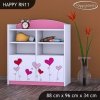 Regál Happy RN11 - srdíčka (Barva bílá)