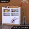 Regál Happy RN11 - super zajíček (Barva bílá)