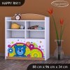 Regál Happy RN11 - veselý medvídek (Barva bílá)
