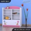 Regál Happy RN13 - medvídci s balónky (Barva bílá)