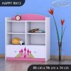 Regál Happy RN13 - princezna se zámkem (Barva bílá)