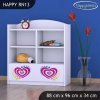 Regál Happy RN13 - pejsek a srdce (Barva bílá)