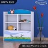 Regál Happy RN13 - motýl s květinou (Barva bílá)