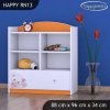 Regál Happy RN13 - medvídek v autě (Barva bílá)