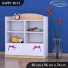 Regál Happy RN13 - medvídek s mašlí (Barva bílá)