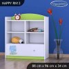 Regál Happy RN13 - modrý medvídek (Barva bílá)