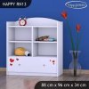 Regál Happy RN13 - včelka se srdcem (Barva bílá)