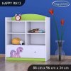Regál Happy RN13 - růžový pony (Barva bílá)