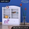 Regál Happy RN13 - růžový pony (Barva bílá)