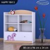 Regál Happy RN13 - růžový pony (Barva bílá)