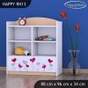Regál Happy RN13 - srdíčka (Barva bílá)