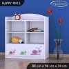 Regál Happy RN13 - slimák (Barva bílá)
