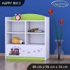 Regál Happy RN13 - super lokomotiva (Barva bílá)