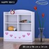 Regál Happy RN13 - zamilovaný skřítek (Barva bílá)
