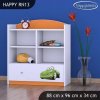 Regál Happy RN13 - zelené auto (Barva bílá)
