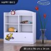 Regál Happy RN13 - žlutý bagr (Barva bílá)
