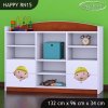 Regál Happy RN15 - bořek stavitel (Barva bílá)