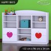 Regál Happy RN15 - dva květy (Barva bílá)
