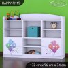 Regál Happy RN15 - medvídci s balónky (Barva bílá)