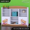 Regál Happy RN15 - medvídek s mašlí (Barva bílá)